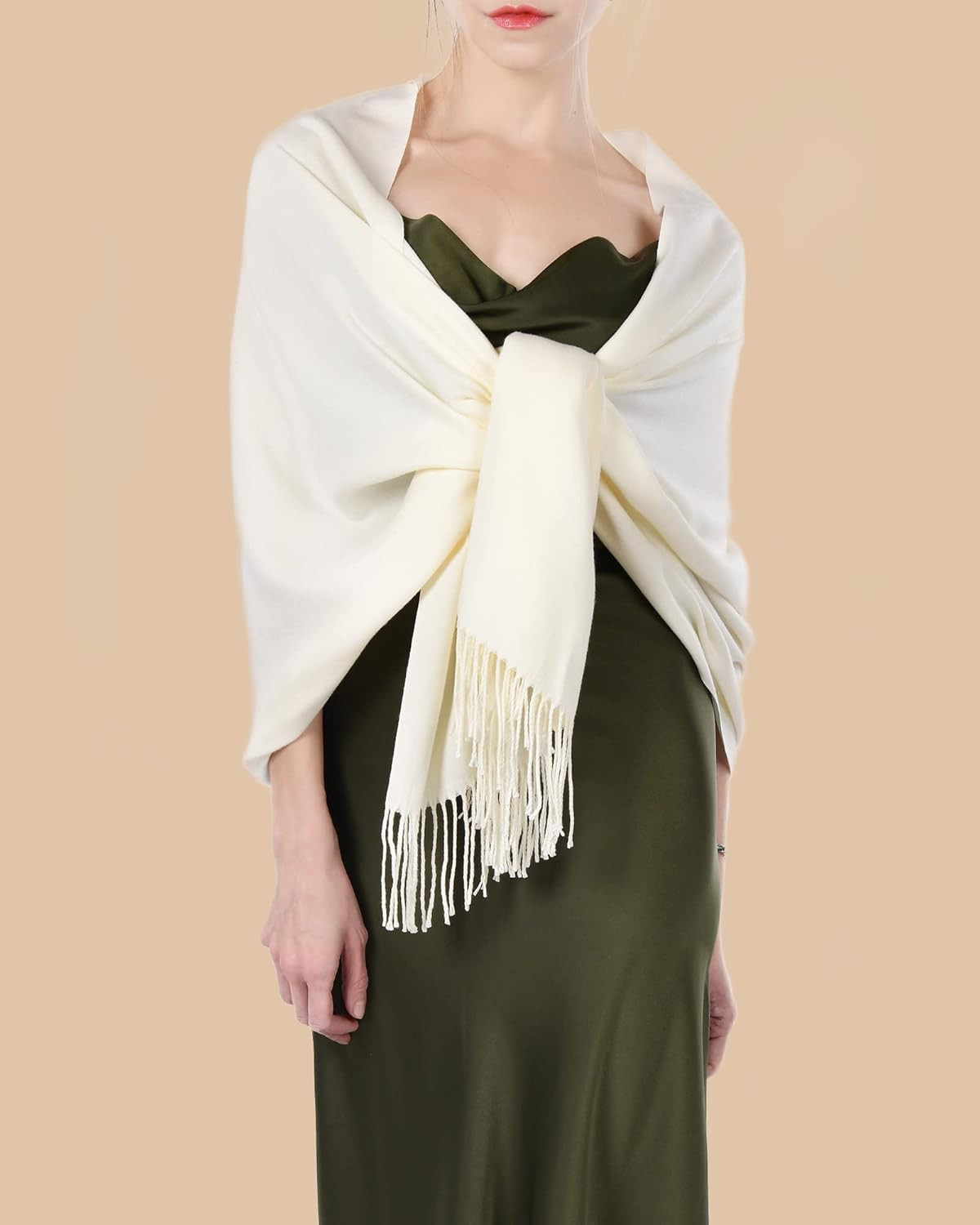 Women's Silky Scarf Pashmina Shawls and Wraps for Wedding Favors Bride Bridesmaid Gifts Evening D... | Amazon (US)