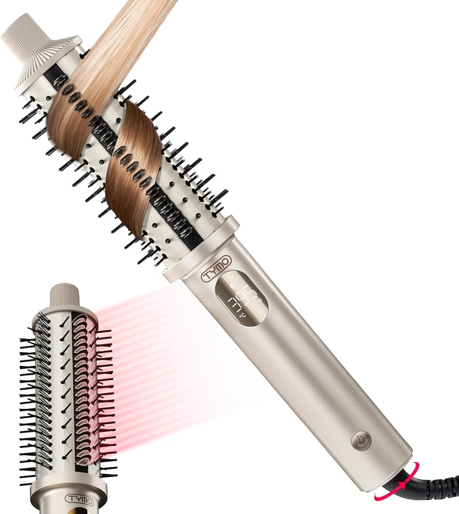 TYMO STYLUX PRO Thermal Brush Curling Brush, 1.5 Inch Blowout Heated Round Volumizer, Hair Straig... | Amazon (US)