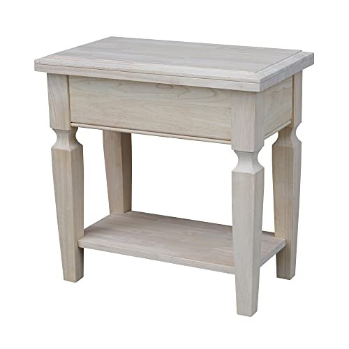International Concepts Vista Side, Unfinished Accent Table | Amazon (US)