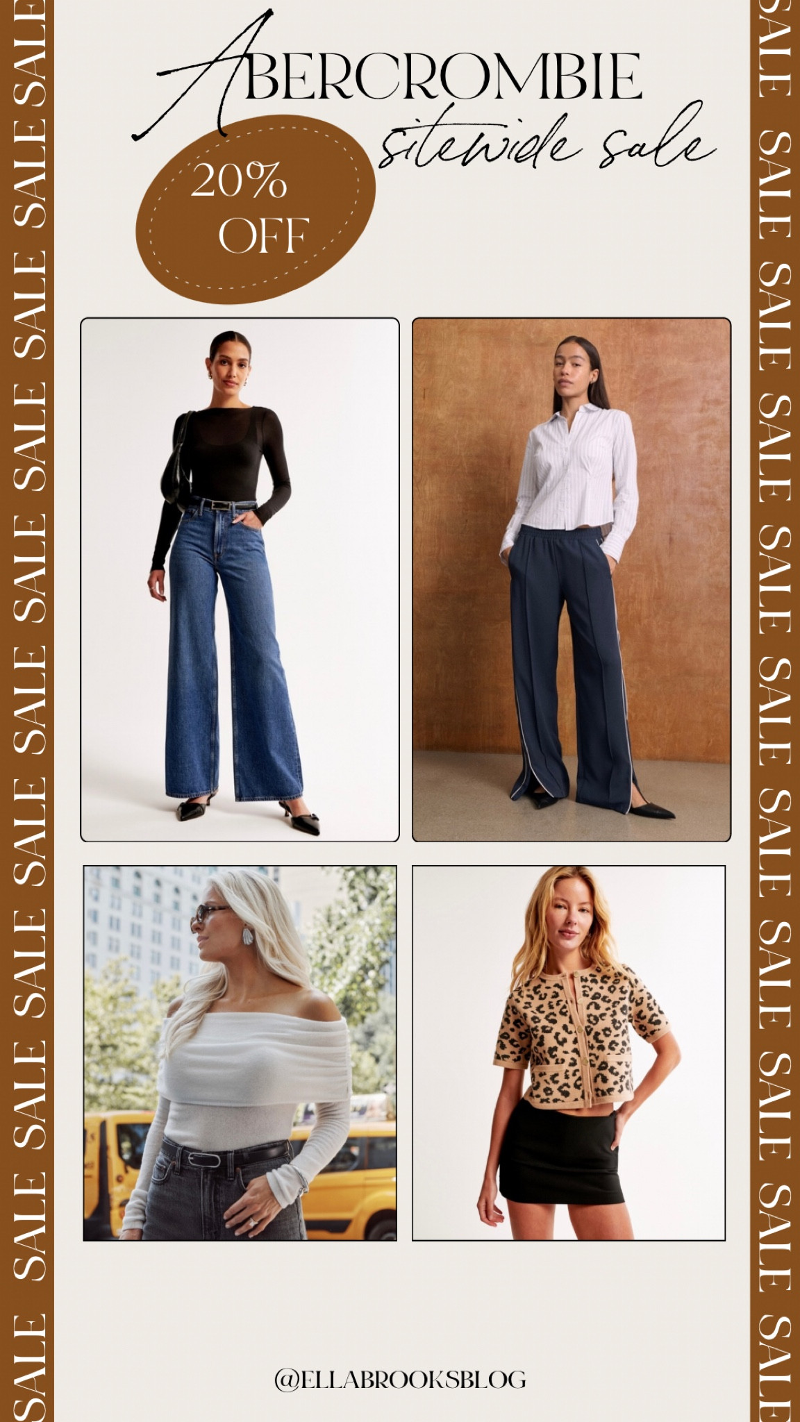 20% off Abercrombie with code AFLTK


Fall sale, A&F, denim sale, leopard sweater, burgundy shacket, denim jeans, fall outfit 

#LTKSaleAlert #LTKStyleTip #LTKFallSale