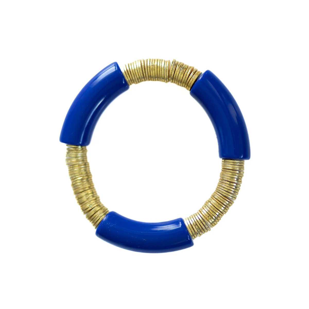 The Dark Blue and Gold Cormier | Cocos Beads and Co