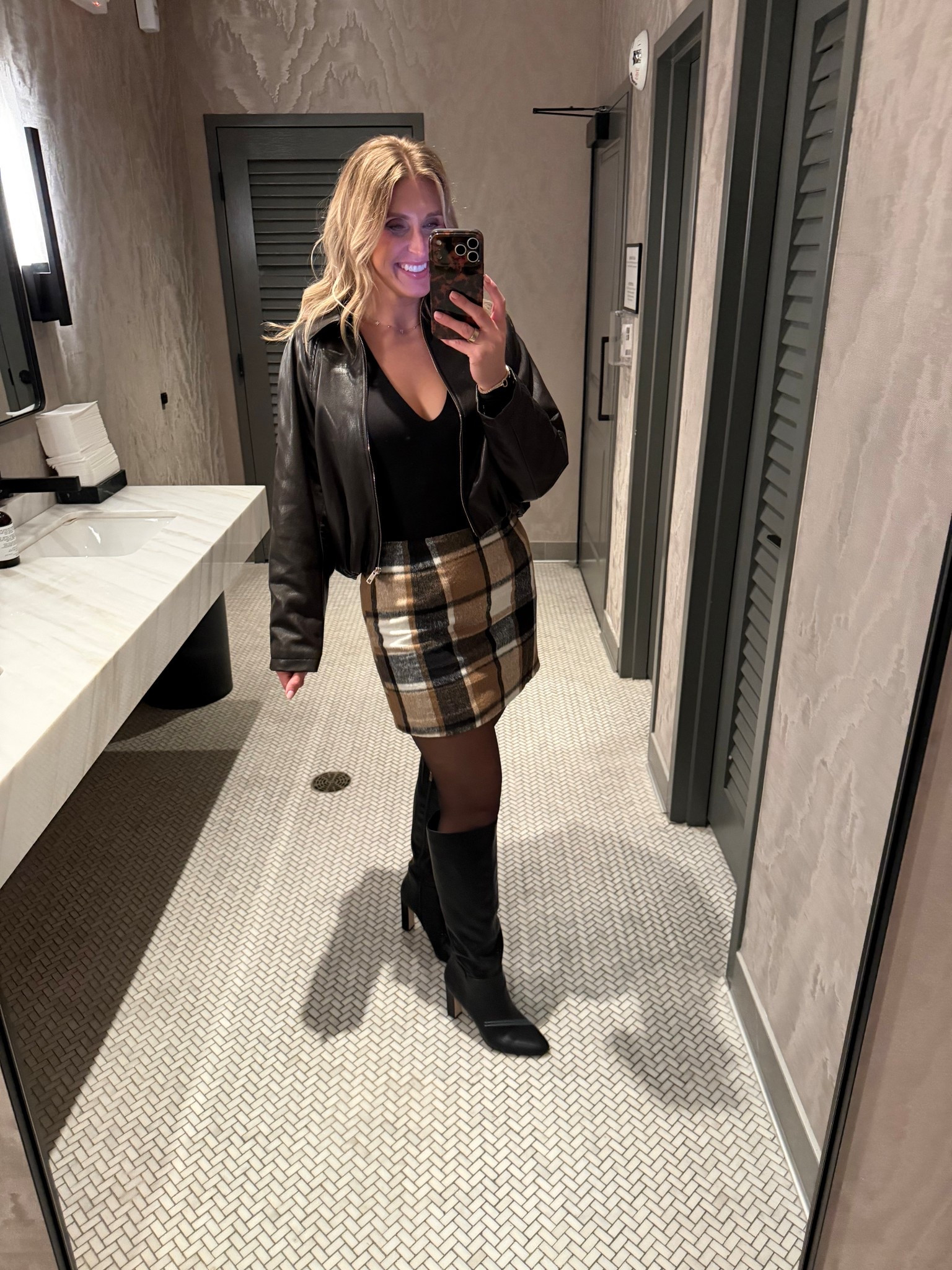 Pulled this skirt out from the deep depths of my drawers! Paired with a bodysuit and knee high boots for a warmer winter look 

#LTKootd #LTKValentine #LTKMidsize