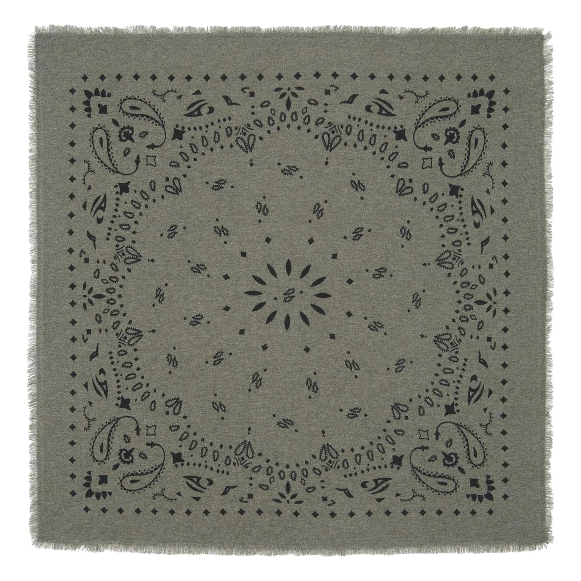 Hachiko Cashmere Bandana | Chine Khaki Grønn | Smallable