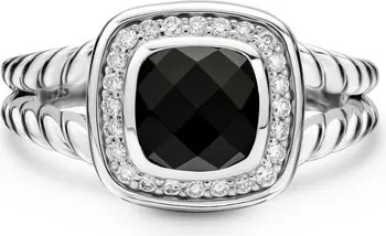 David Yurman Petite Albion® Diamond Halo Cushion Ring | Nordstrom | Nordstrom