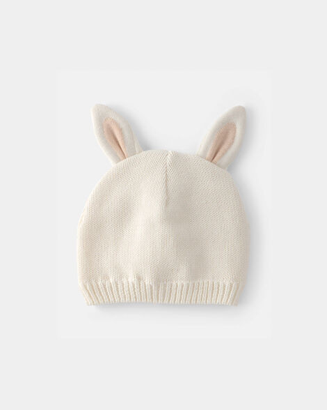 Baby Crochet Easter Bunny Hat - Cream | Carter's Inc