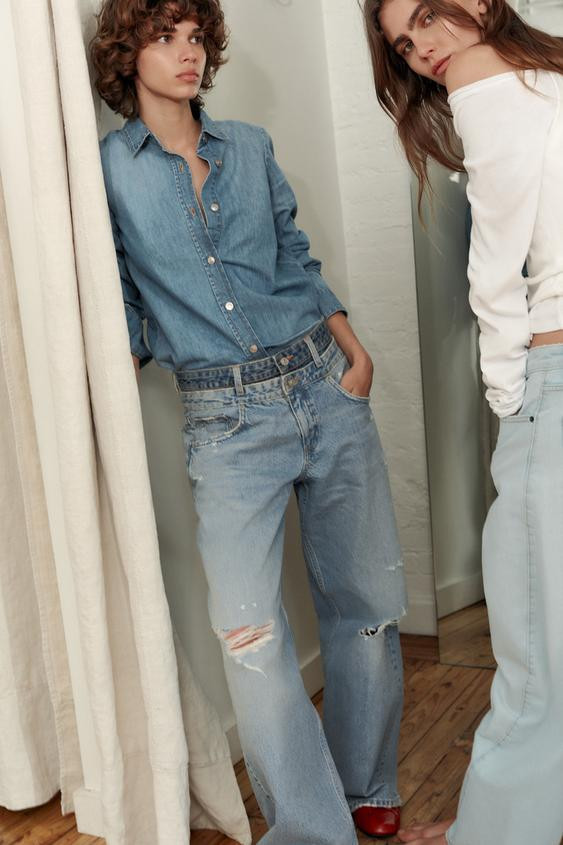 TRF DENIM SHIRT | Zara UK