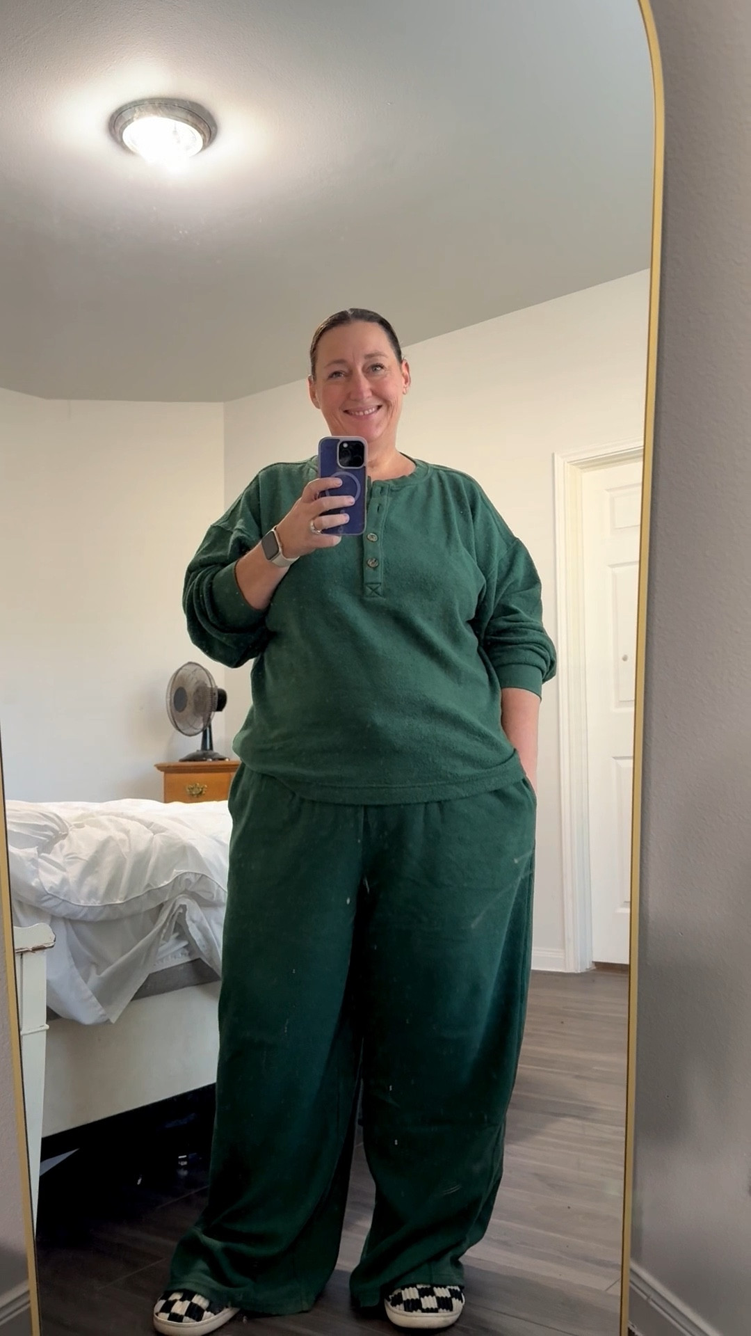 Lounge set from Aerie!  XL in top and bottom. Should have sized down in bottoms!  

#LTKFindsUnder100 #LTKMidsize #LTKPlusSize