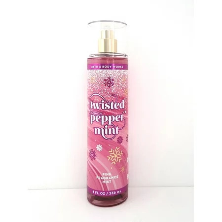 Bath & Body Works Twisted Peppermint Fine Fragrance Body Mist 8 oz New | Walmart (US)