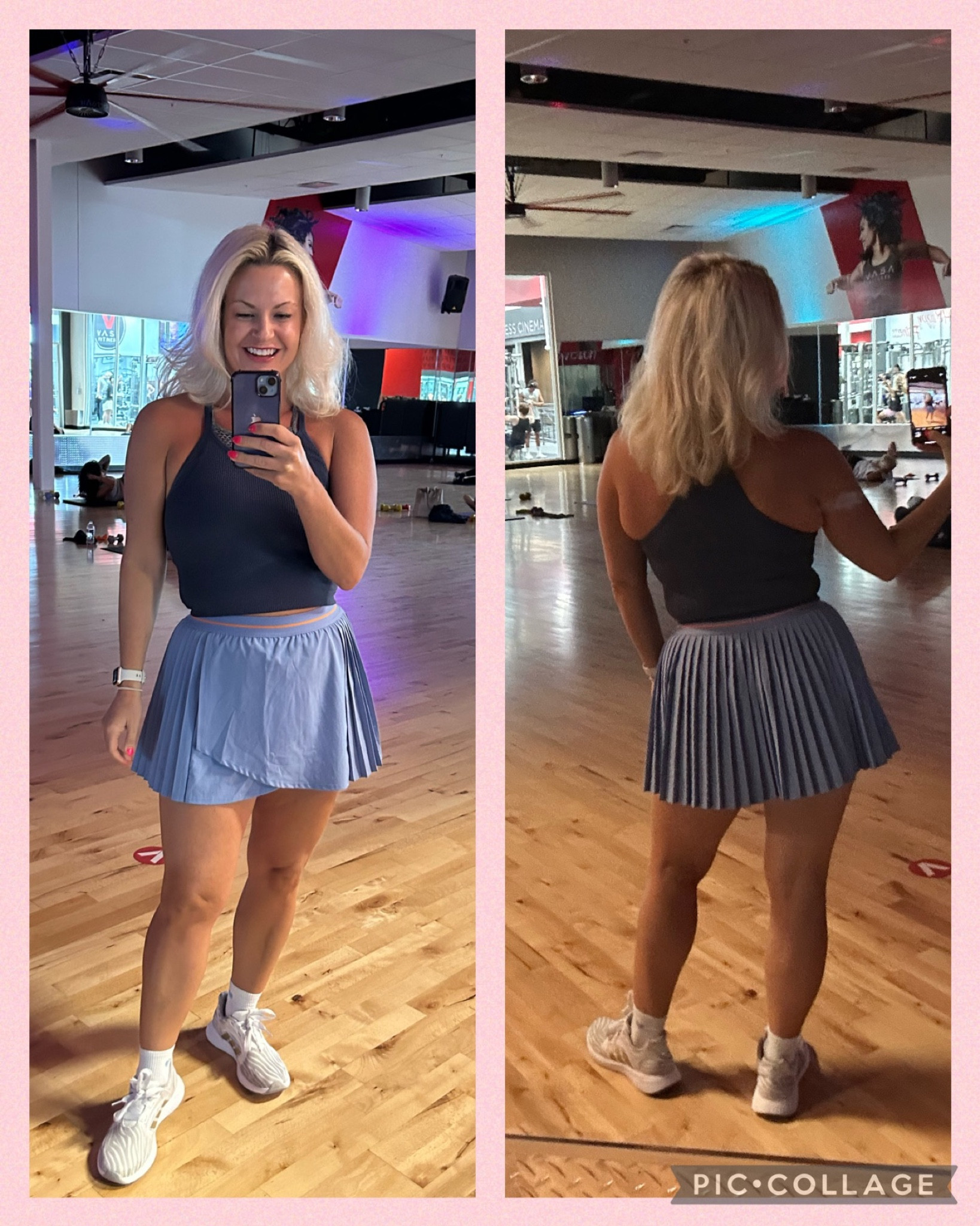 Alo dupe! The cutest pleated tennis skirt with built in shorts for under $30! Size medium

Alo Dupe. Tennis Skirt. Crop Top. Fitness Outfit. Adidas. Workout Outfit. Fitness Top

#LTKFitness #LTKunder50 #LTKstyletip