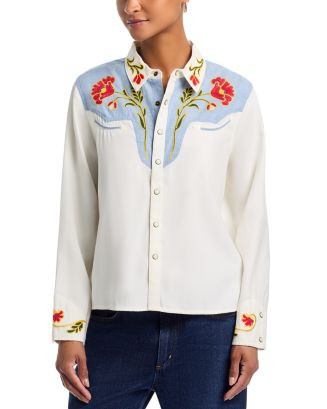 THE GREAT. & Stetson The Embroidered Western Shirt | Bloomingdale's Women | Bloomingdale's (AU)