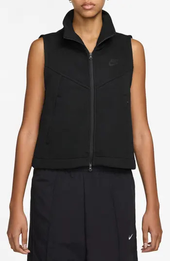 Nike Sportswear Tech Fleece Vest in Black/Black at Nordstrom Rack, Size Large | Nordstrom Rack