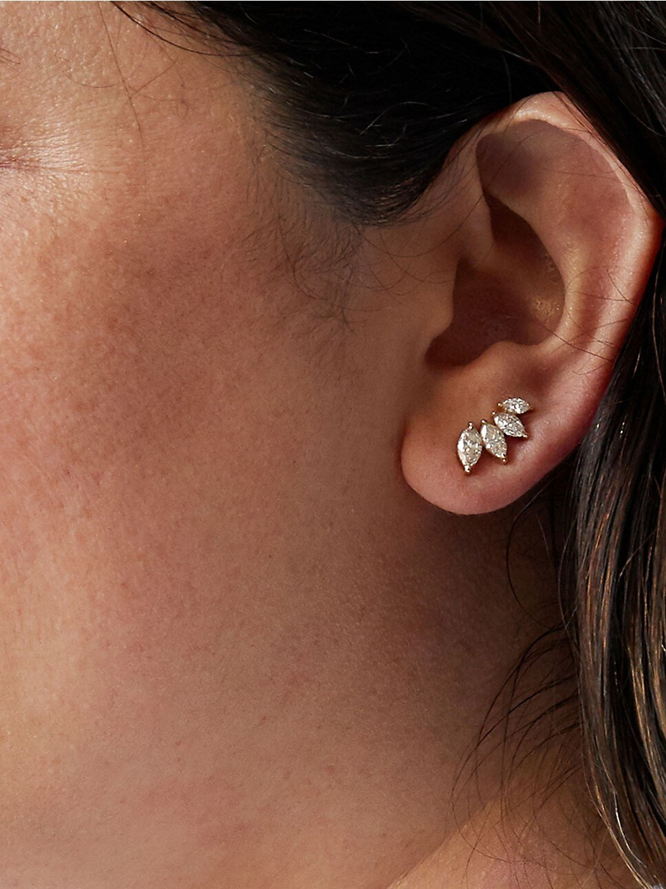 14K Yellow Gold & Marquise-Cut Lab-Grown Diamond Ear Arc | Saks Fifth Avenue