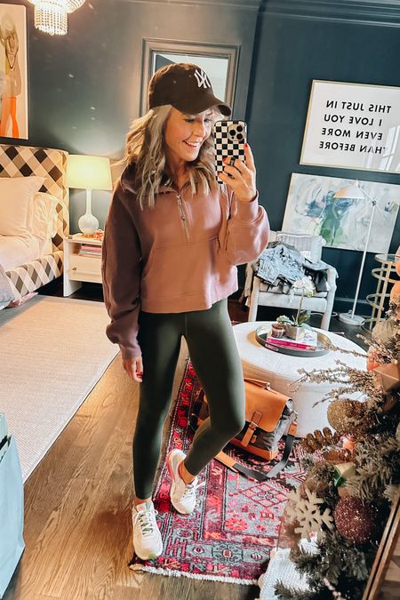 the perfect comfy winter attire — wearing XS/S in pullover and size 4 in leggings | 

#LTKover40 #LTKfitness #LTKstyletip