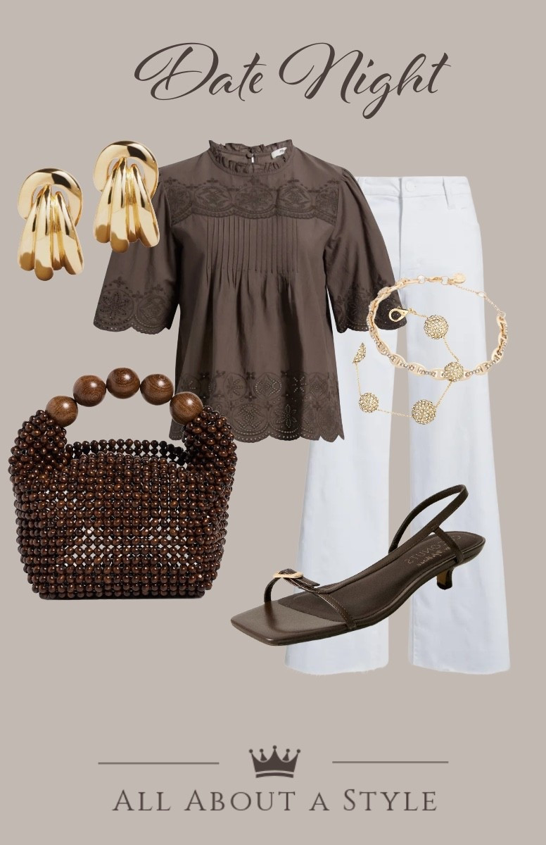 For the nights that deserve a little extra elegance. 

A refined date night look with rich chocolate tones, crisp whites, and timeless accessories that never miss. Effortless, elevated, and made for memorable evenings out. Linked everything for you on my LTK.

Shop this date night look and follow me on LTK for more curated style edits. 

#LTKStyle #LTKLooks #DateNightStyle #QuietLuxury #ChicStyle #NeutralFashion #LuxuryAesthetic #StyleInspo #FashionEdit #ElevatedStyle #NightOutLook #AllAboutAStyle