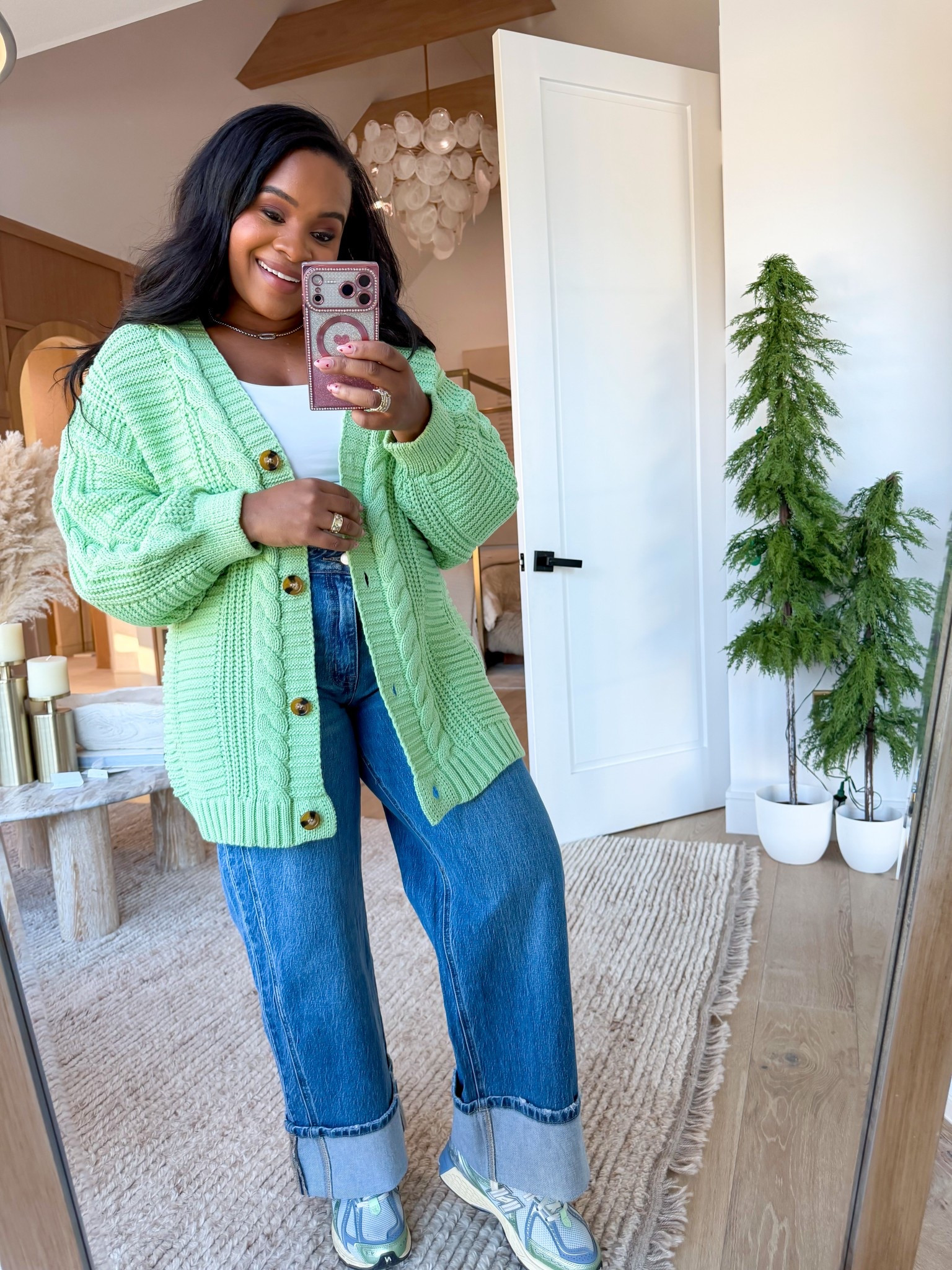 This cardigan is $37! 💚 Use code TARYNNEWTON50 for 50% off one item until 2/13 

#LTKMidsize #LTKSaleAlert #LTKgrwm