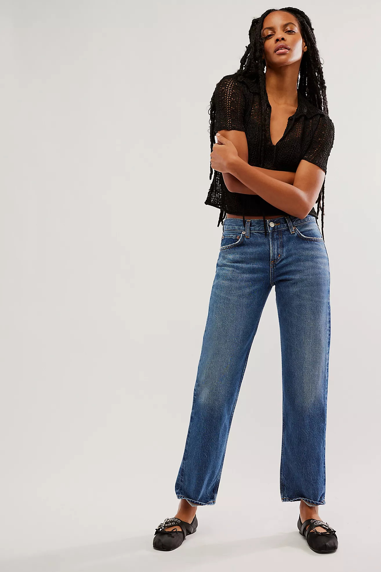 AGOLDE Amber Jeans | Free People (Global - UK&FR Excluded)