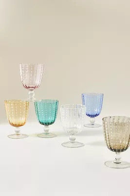 Selma Wine Glasses, Set of 4 | Anthropologie (US)