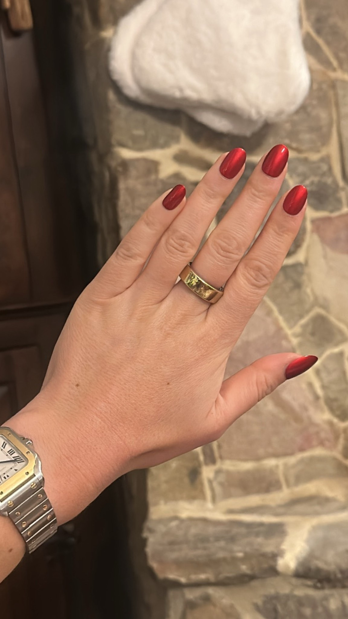 Holiday nails! #nail #holiday #presson #chromenail #red 

#LTKSeasonal #LTKHoliday