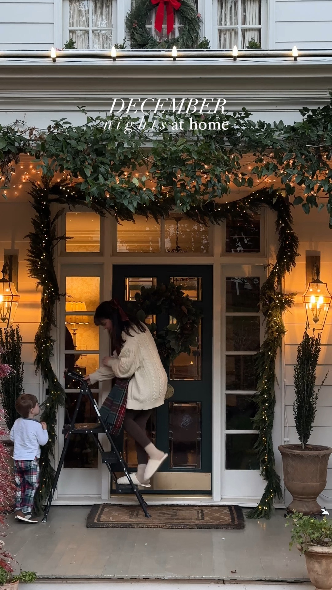 holiday decor (porch & living room) 