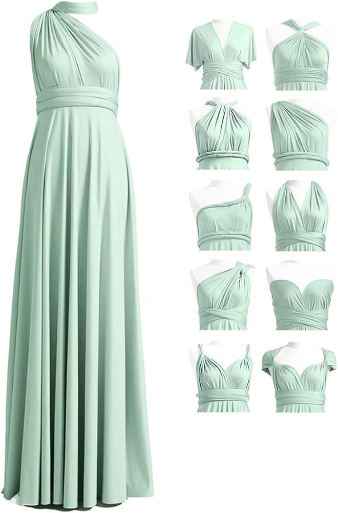 72styles Infinity Dress with Bandeau, Convertible Bridesmaid Dress, Long, Plus Size, Multi-Way Dr... | Amazon (US)