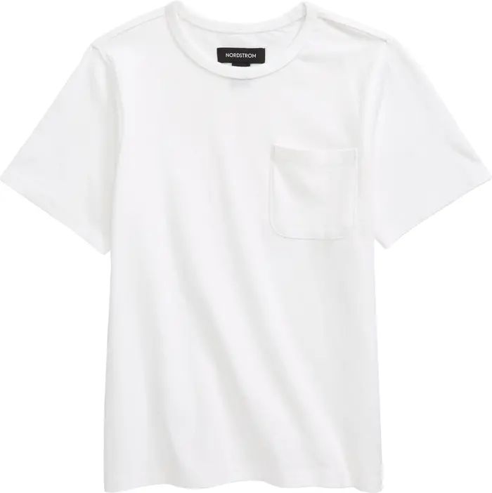 Kids' Everyday Cotton Pocket T-Shirt | Nordstrom