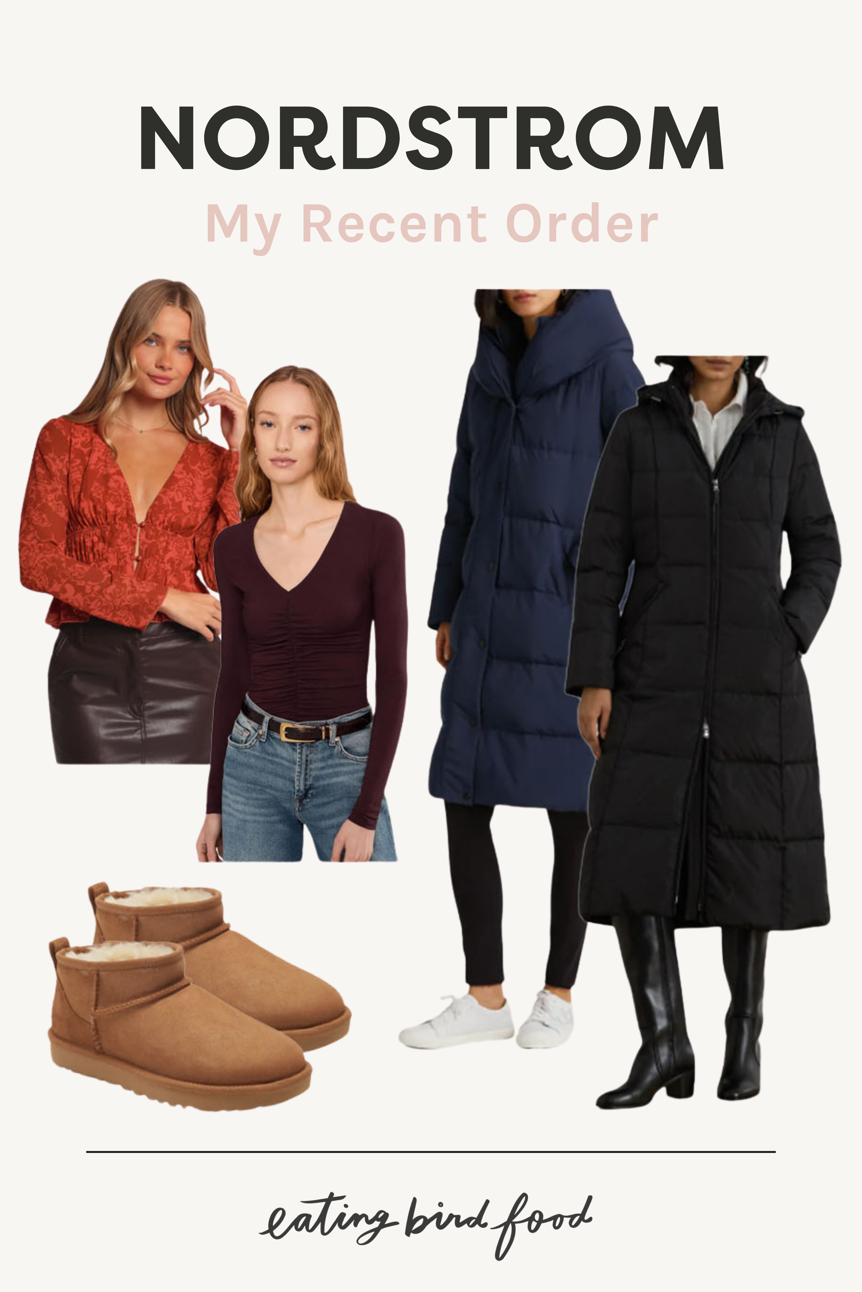Nordstrom Recent Order | Nordstrom Fashion | Winter Fashion | Date Night Tops | Winter Coats 

 #LTKootd #LTKSeasonal