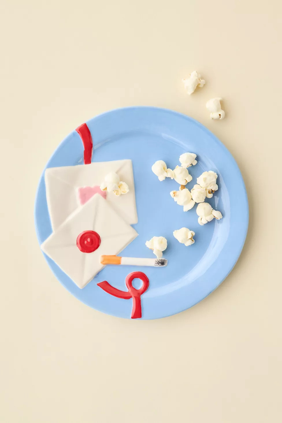 Love Letter Sculpted Ceramic Dinner Plate | Urban Outfitters (US and RoW)