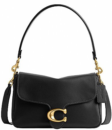 COACH Soft Tabby Shoulder Bag - Black | Dillard's