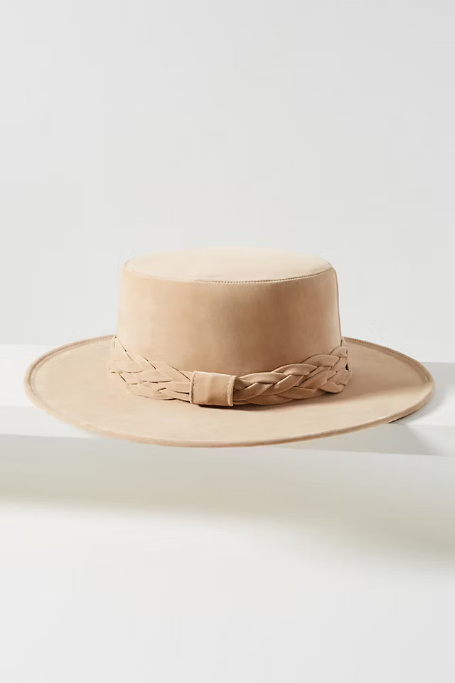 Ashton Trimmed Boater | Anthropologie (US)