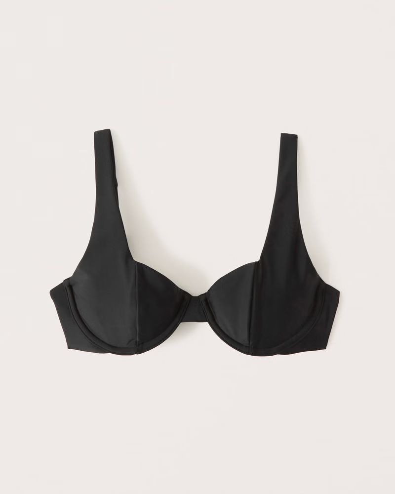 Women's Wide Strap Underwire Bikini Top | Women's Swimwear | Abercrombie.com | Abercrombie & Fitch (US)