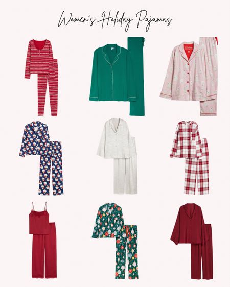 Women’s Holiday Pajamas. Christmas, pj set, flannel pajamas, knit pajamas, pajama shirt and pants, ribbed knit jogger pajama, long sleeve pajamas #LTKHoliday

#LTKMostLoved #LTKfindsunder50 #LTKGiftGuide