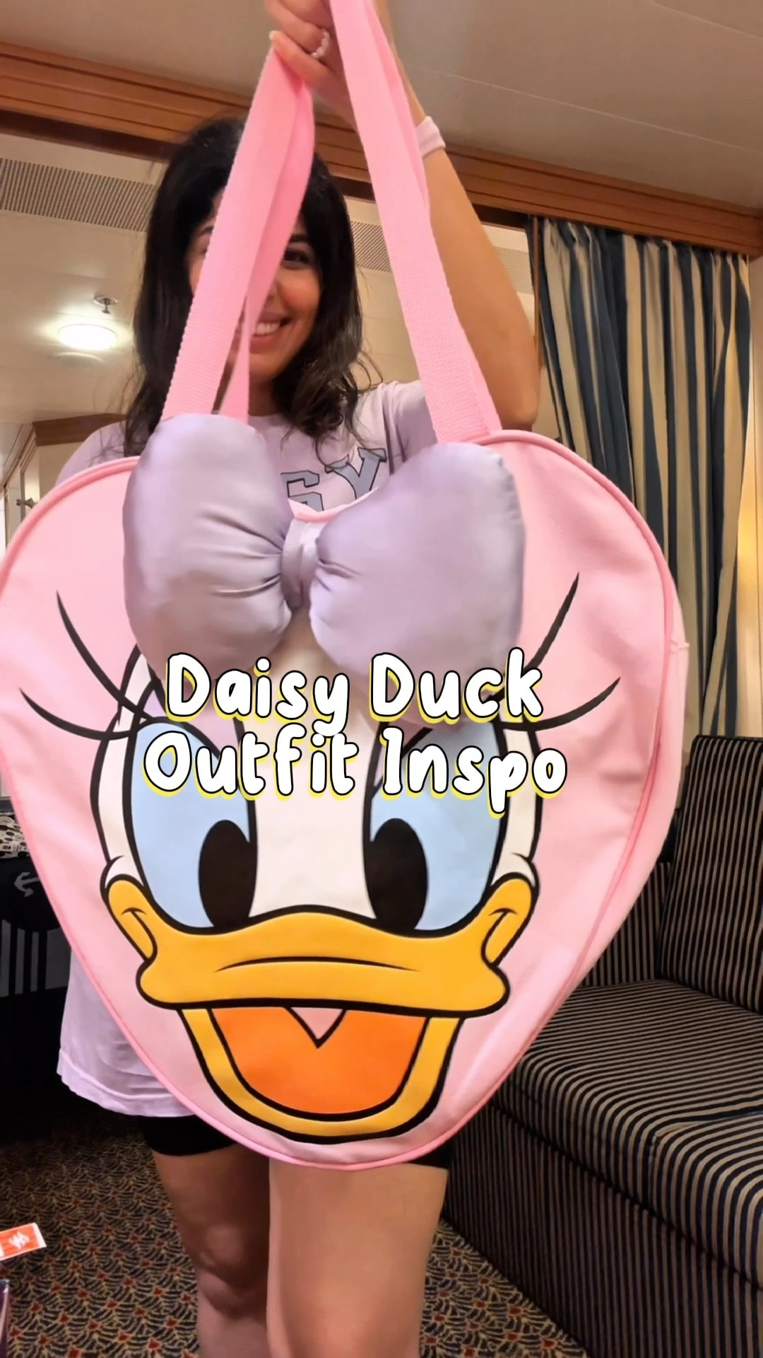 Daisy Duck outfit Inspo!
#disneyoutfit #disneycruise #disneybag #disneyears #daisyduckoutfit #daisyshirt #daisytote #traveloutfit #momoutfit

#LTKTravel #LTKFamily #LTKKids