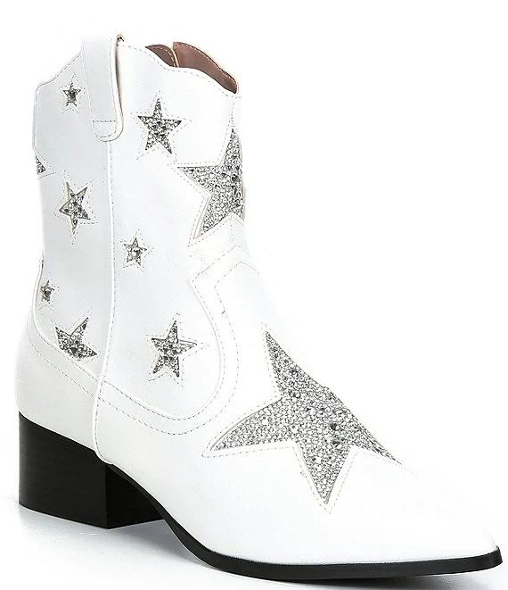 Edison Rhinestone Star Western Boots | Dillards