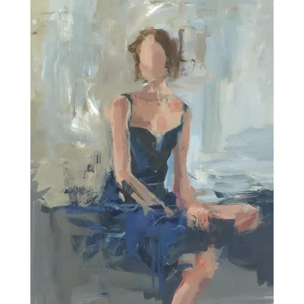 Lady In Blue by Fern Cassidy | Wayfair North America