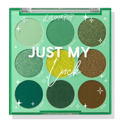 ColourPop 9-Pan Eyeshadow Palette - Just My Luck - 0.3oz | Target