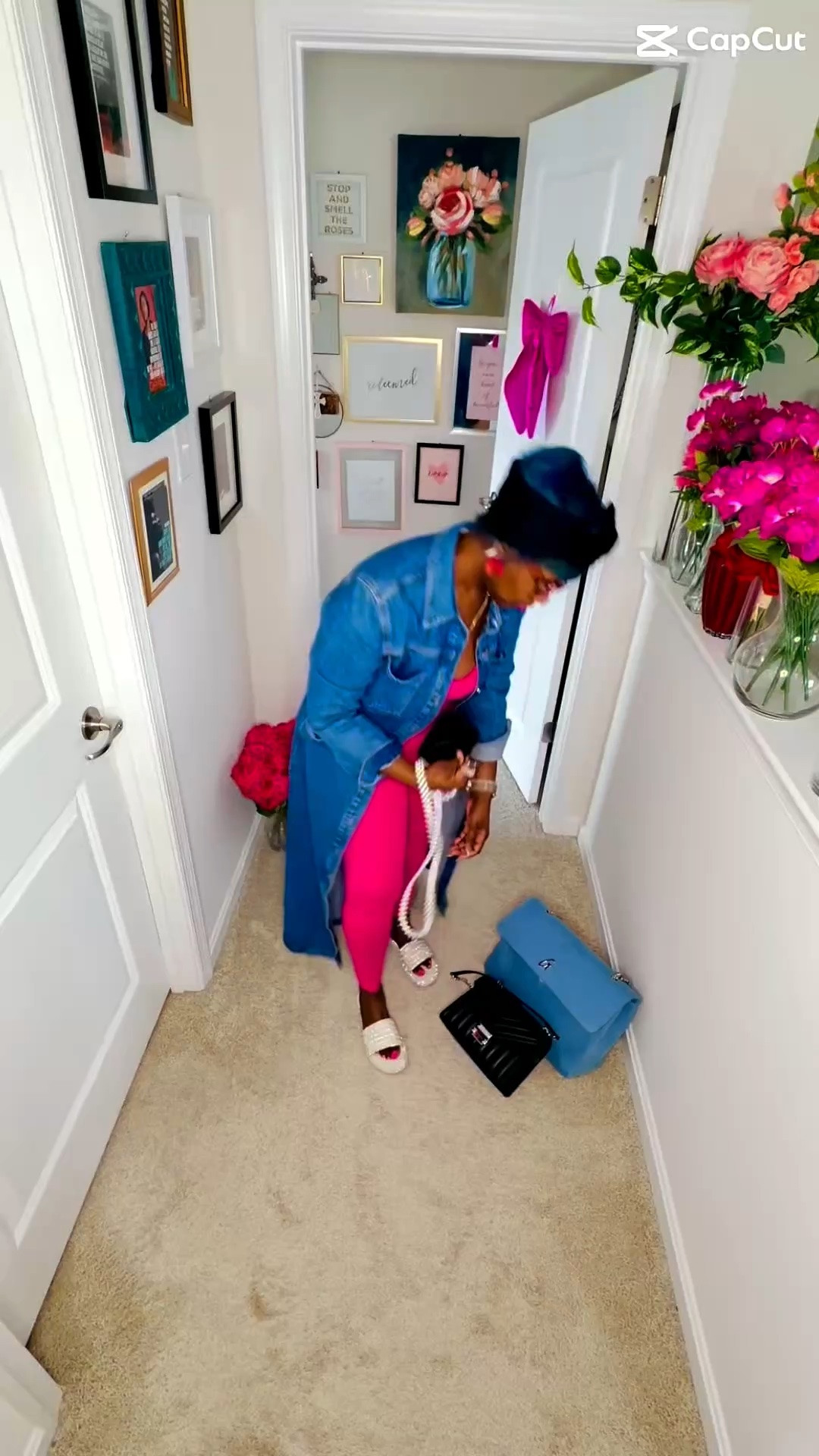 GM! You don’t have to be perfect just consistent. 💕

The denim bag from Glamaholic Lifestyle gets compliments everywhere I go, and these Steve Madden sandals from DSW are a staple in my wardrobe. Comfortable, colorful, and confidence-boosting.
@GlamAholic 
@DSW 
@Steve Madden US 
@AKIRA 
#LTKStyle #LTKCreator #GlamaholicLifestyle #SteveMadden #DSWStyle #WomenWhoInspire #ConfidenceStyle #JoyRefined #BlackWomenCreators #Fashio#EverydayStyle

#LTKgrwm #LTKselfcare #LTKdayinmylife