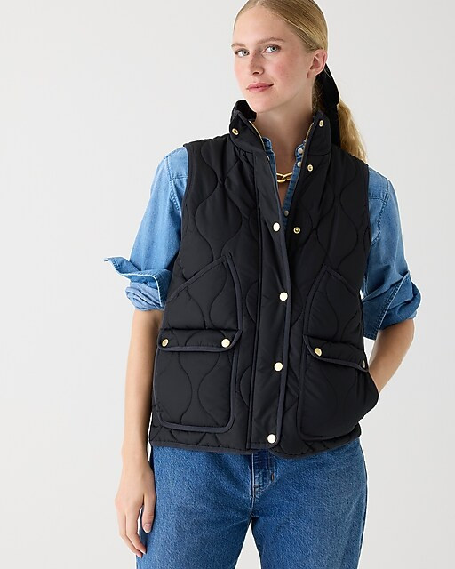 New quilted excursion vest | J. Crew US
