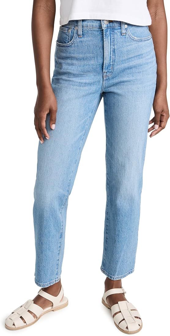 Madewell Women's The Perfect Vintage Straight Jean | Amazon (US)