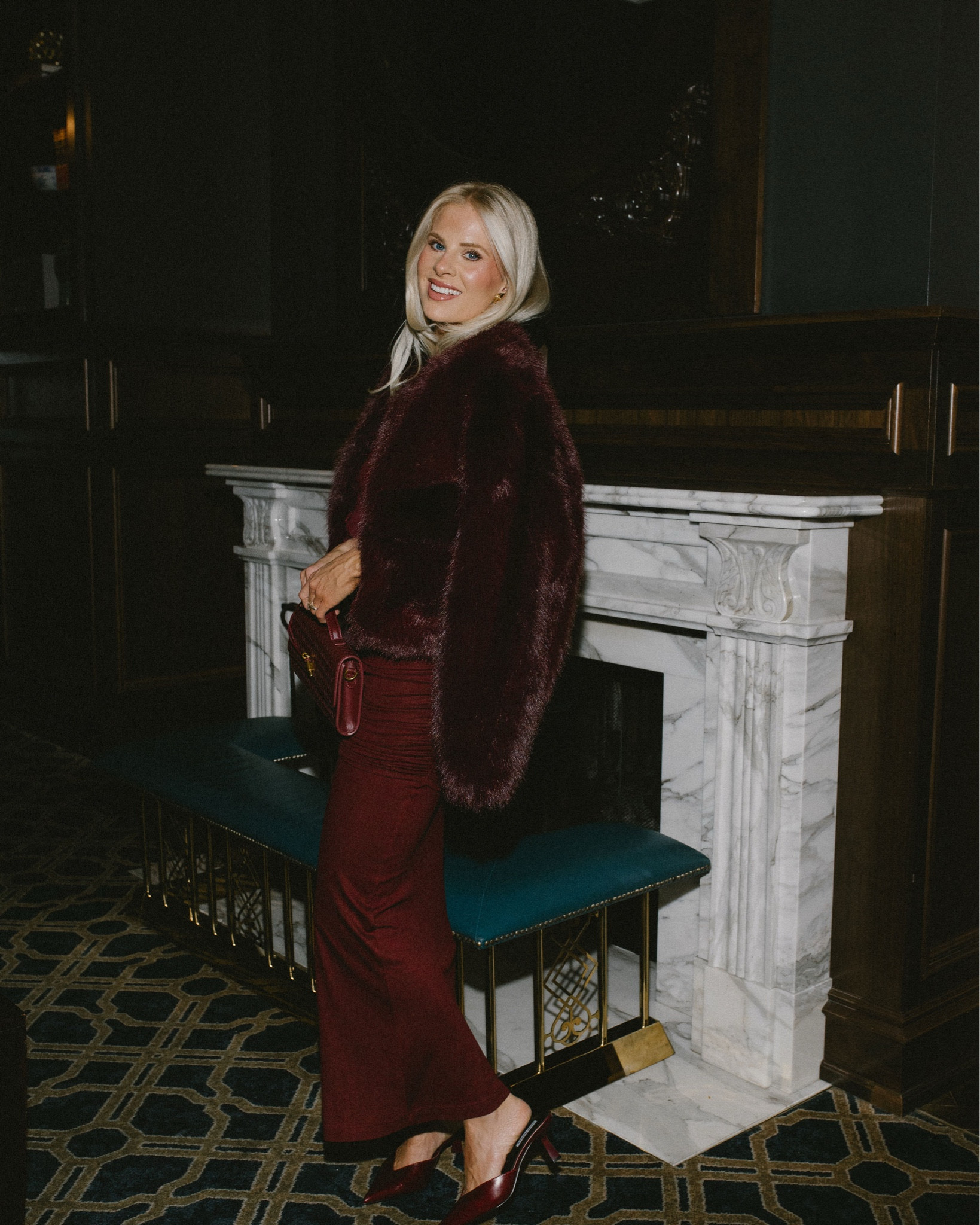 Holiday Party Outfit ✨
Size small in dress, medium in jacket, shoes are true to size! Bag color: Wine Red

Holiday Outfits | Holiday Dress | Christmas | 

#kathleenpost 

#LTKSeasonal #LTKParties #LTKHoliday