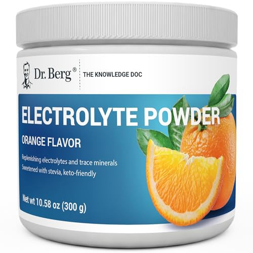 Dr. Berg Zero Sugar Hydration Keto Electrolyte Powder - Enhanced w/ 1000 mg of Potassium & Real P... | Amazon (US)