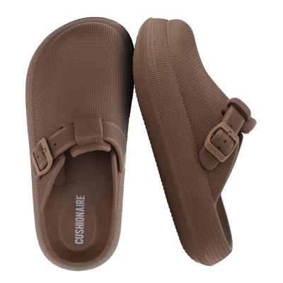 CUSHIONAIRE Women's Fable Cloud Recovery Clog with +Comfort Brown 10 | Target