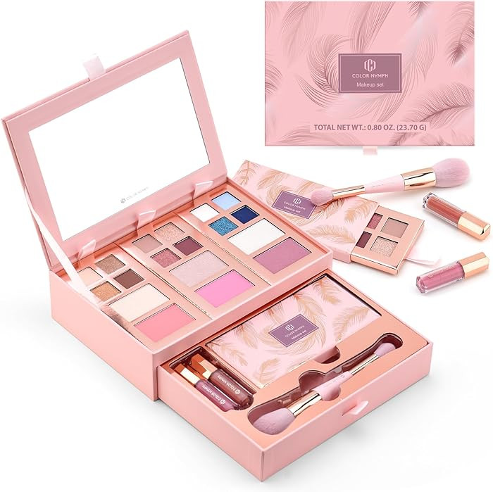 Color Nymph Small Makeup Palette Set for Face | Cosmetics Gift Set for Women & Girls | 12 Colors ... | Amazon (US)