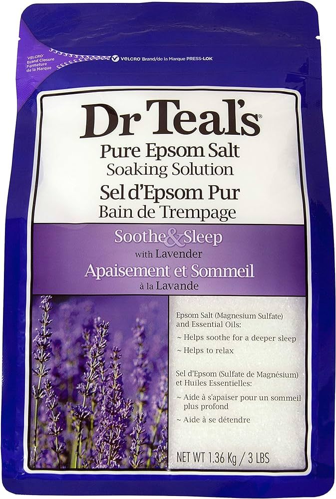 Dr Teal's lavender epsom salts, 1.36 kilogram | Amazon (CA)