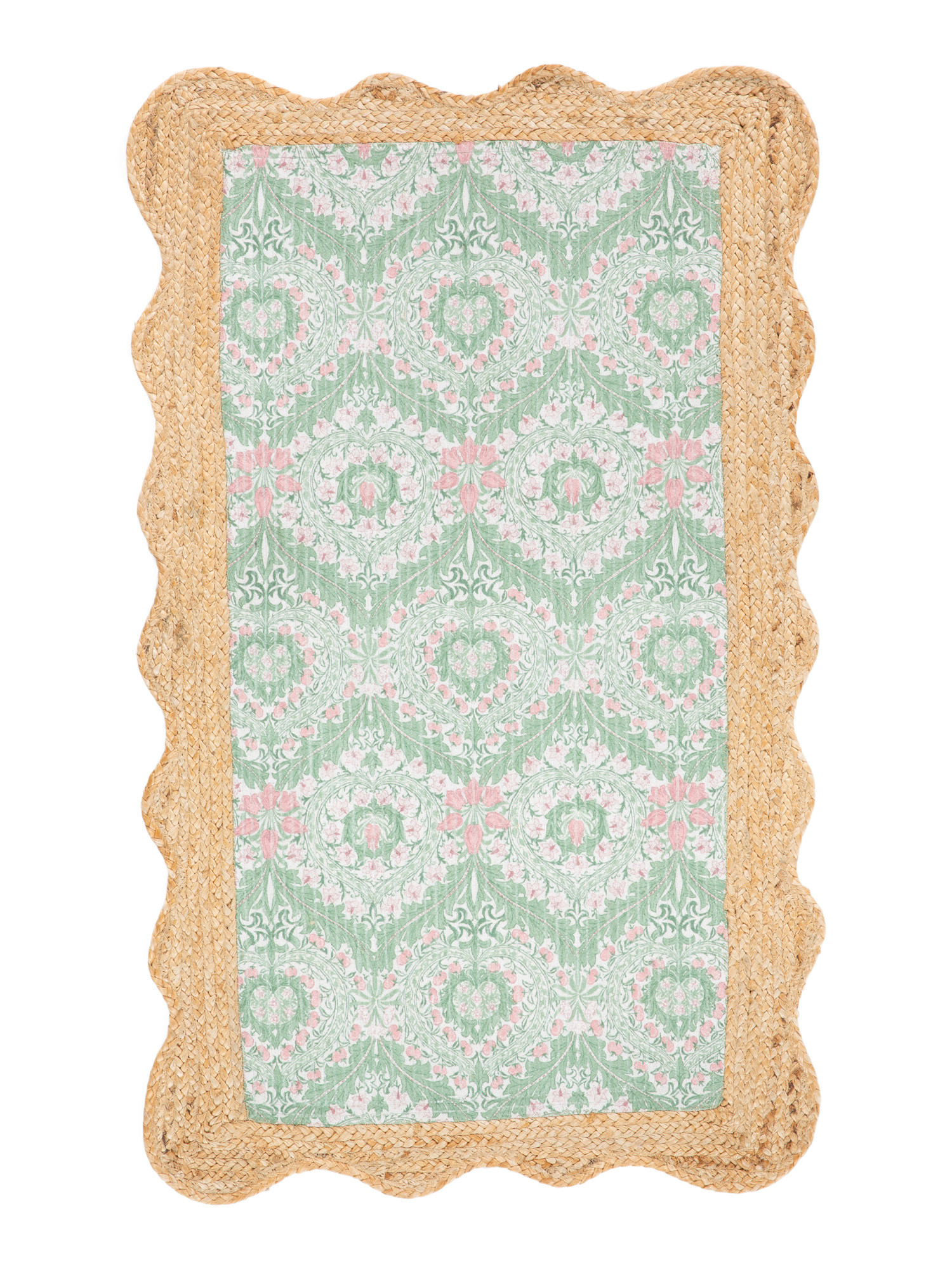 27x45 Jute Blend Merton Leaf Floral Printed Runner | Home | Marshalls | Marshalls
