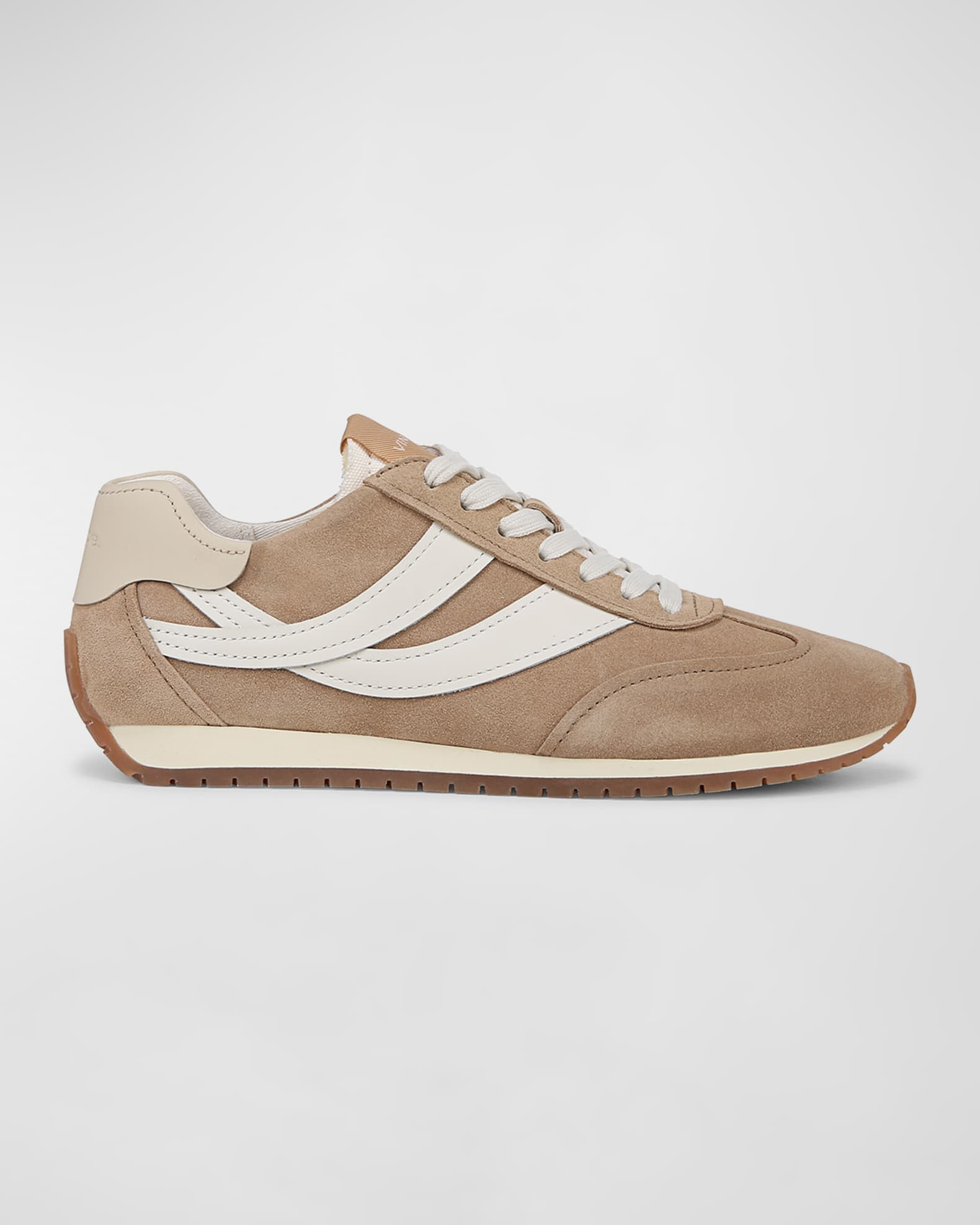 Vince Oasis Mixed Leather Retro Sneakers | Neiman Marcus