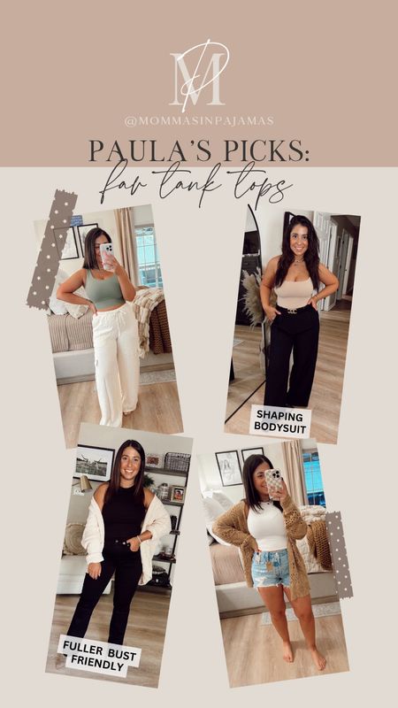 Love these tanks for my bigger bust babes! I'm a 34DDD for reference and all of these tanks from Amazon offer great support and are super comfortable. fuller bust tanks, fuller bust crop top, summer top

#LTKFindsUnder50 #LTKSeasonal #LTKStyleTip