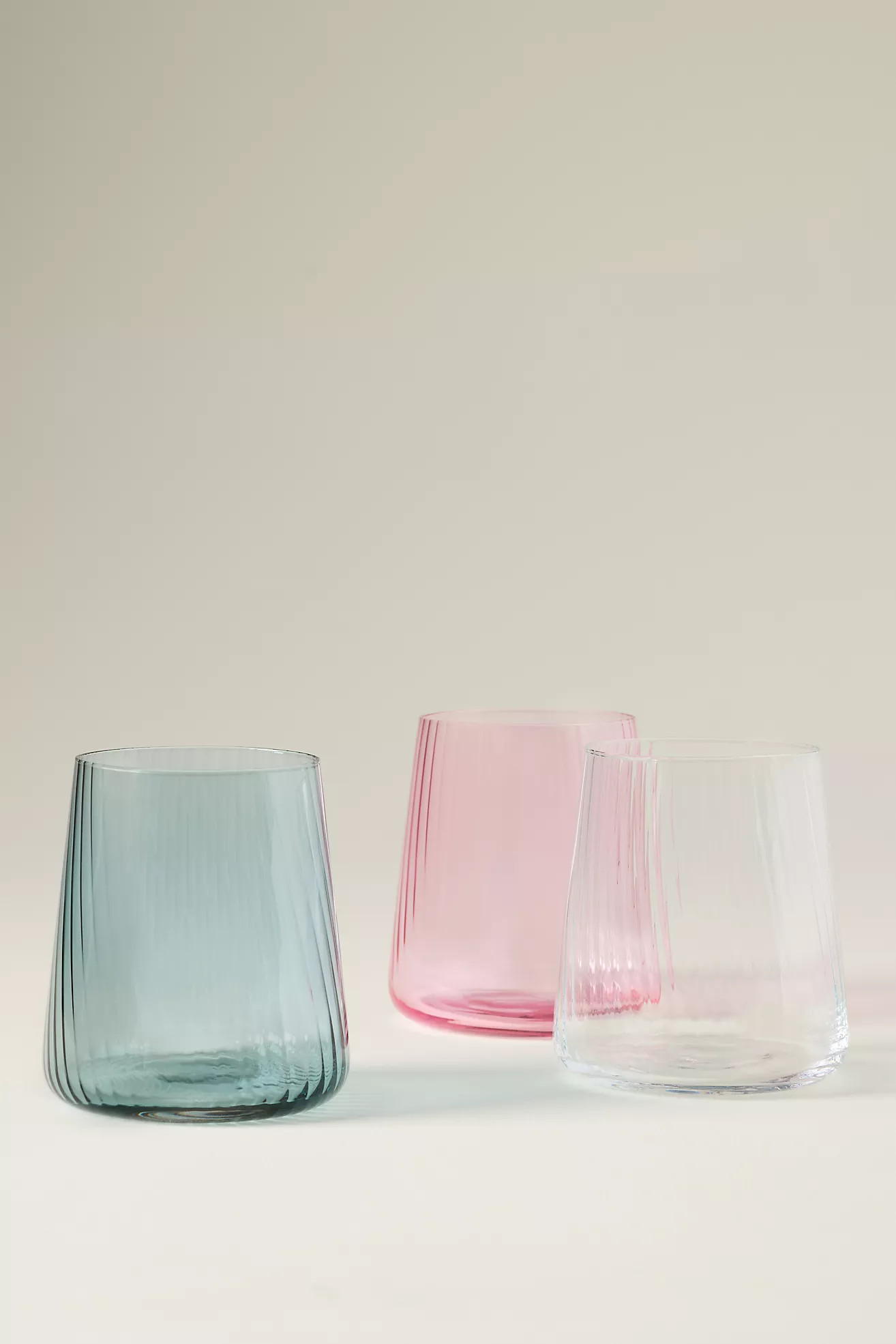 Reflections Stemless Wine Glasses, Set of 4 | Anthropologie (US)