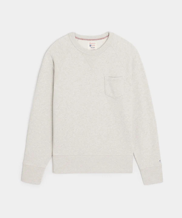 Champion Midweight Pocket Sweatshirt in Eggshell | Todd Snyder