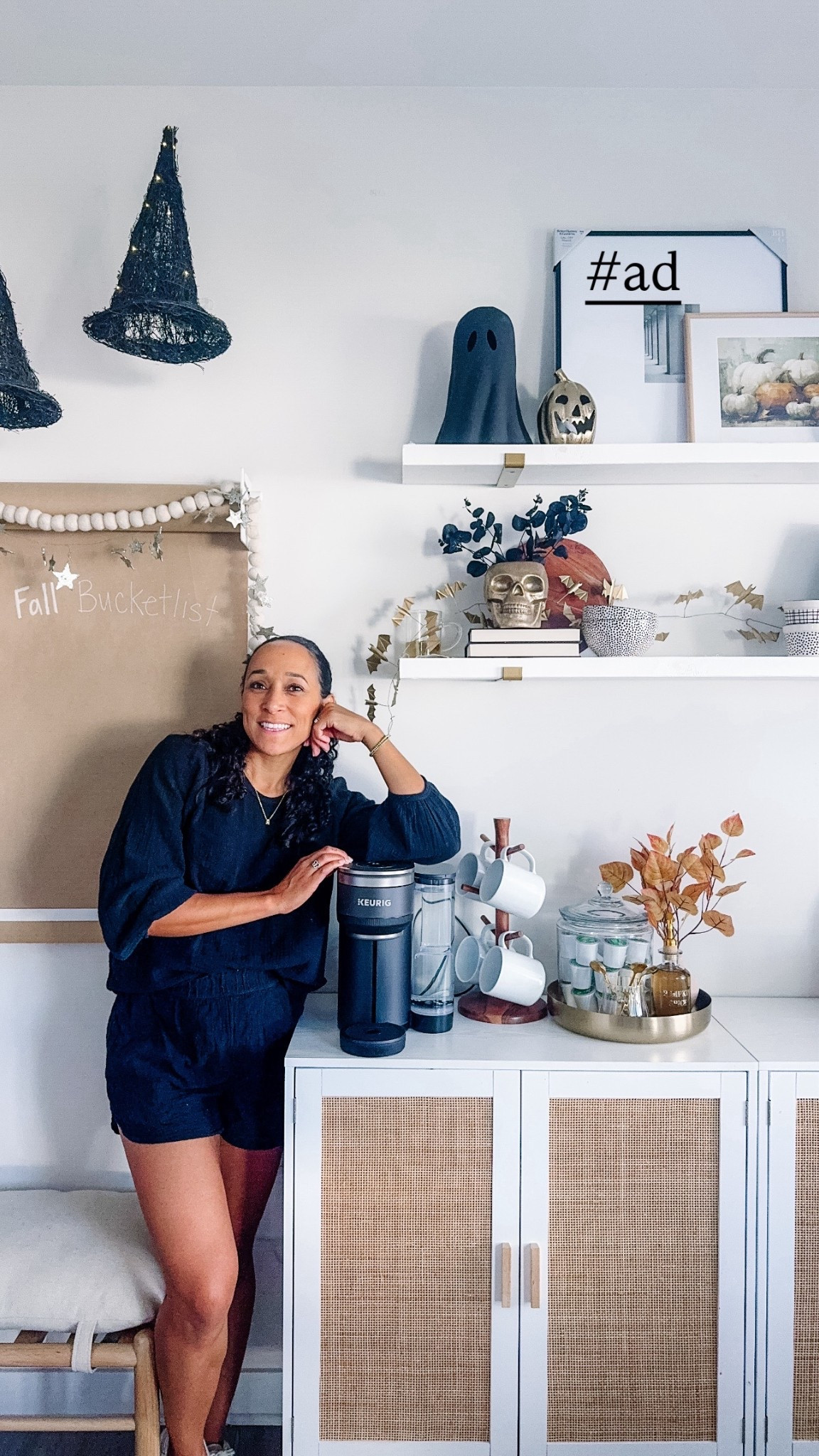 #ad My fall coffee bar got the coolest little upgrade! I’ve been using the new @Keurig K-Crema Coffee Maker from @Target and it’s quickly become my favorite part of the day. With the press of a button, I can make espresso-style shots or a silky, crema-topped coffee right at home. The dark roast K-Cup® pods give the best results for that crema top layer we love.  And if I’m in the mood for something simple, I can switch right back to my classic cup. With so many K-Cup® pod options, there’s truly something for everyone—whether I’m enjoying a quiet morning coffee or hosting friends, the new Keurig® K-Crema Coffee Maker takes my coffee station to the next level! Shop this and my favorite K-Cup® pods at Target in-store.
#TargetPartner #Target 

#LTKHome #LTKFamily #LTKSeasonal