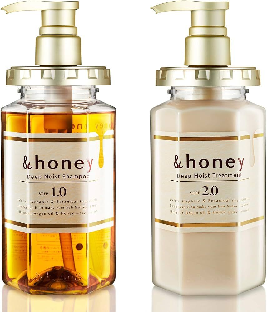 &honey Shampoo & Conditioner Set Organic Hair and Scalp Care for Intense Cleansing and Hydration ... | Amazon (US)